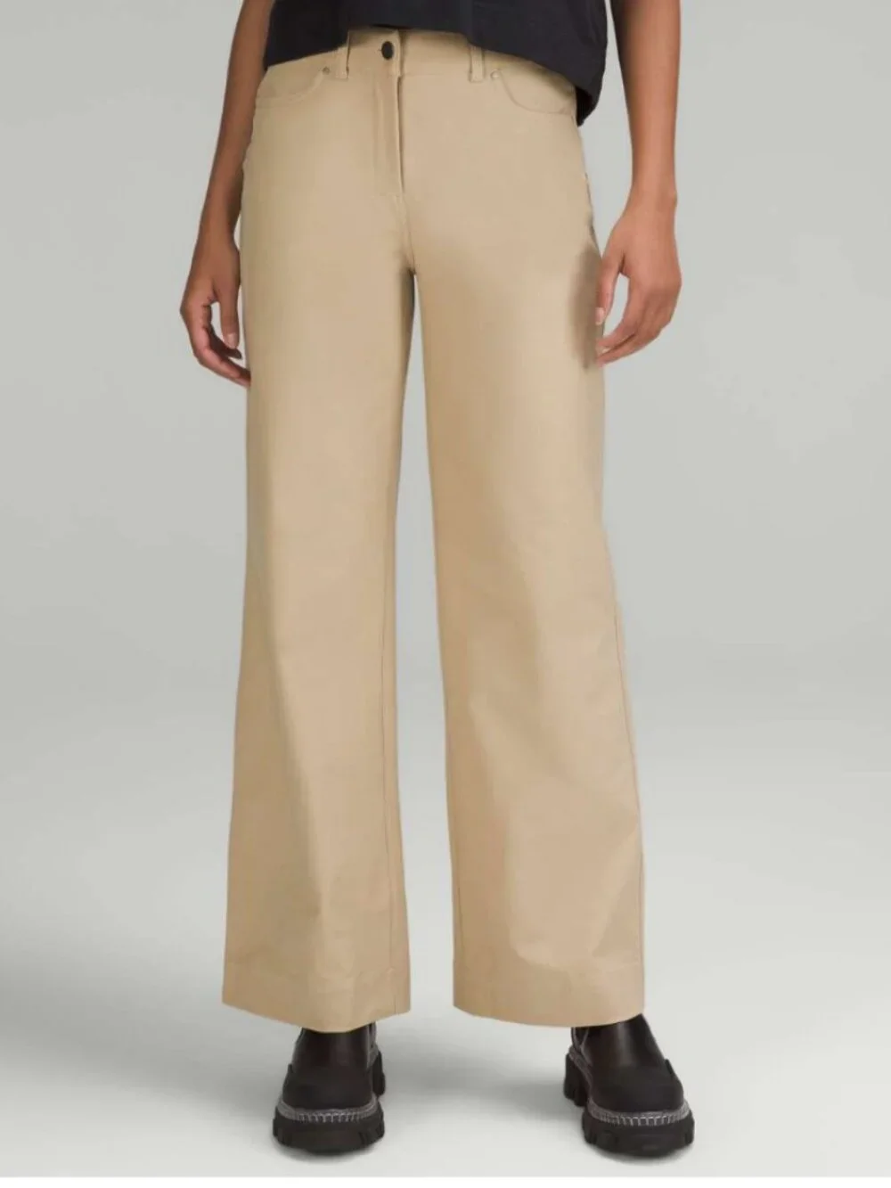 Lululemon City Sleek 5 Pocket High-Rise Wide-Leg Pant *Light Utilitech Trench 27